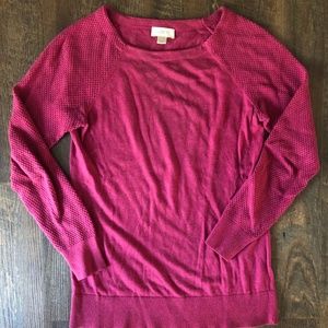 Cranberry LOFT Sweater Small